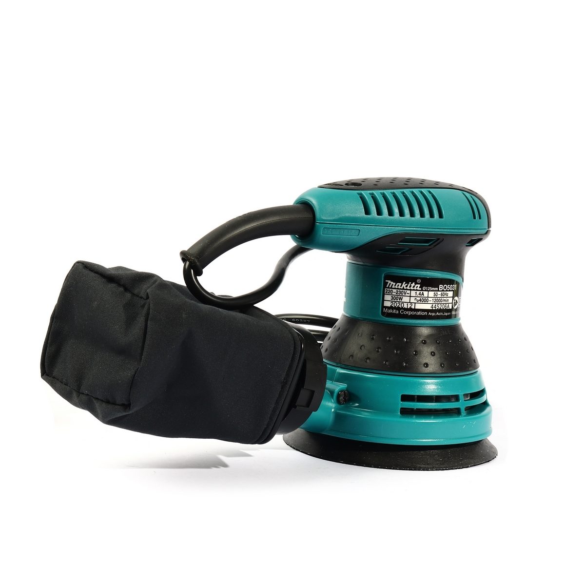MAKITA เครื่องขัดกระดาษทรายกลมสั่นสุ่ม ขนาด 5 นิ้ว (125 มม.) กำลังไฟ 300 วัตต์ รุ่น BO-5031 ความเร็วการขัด 12,000 ครั้ง/นาที ฉนวนสองชั้น (มา