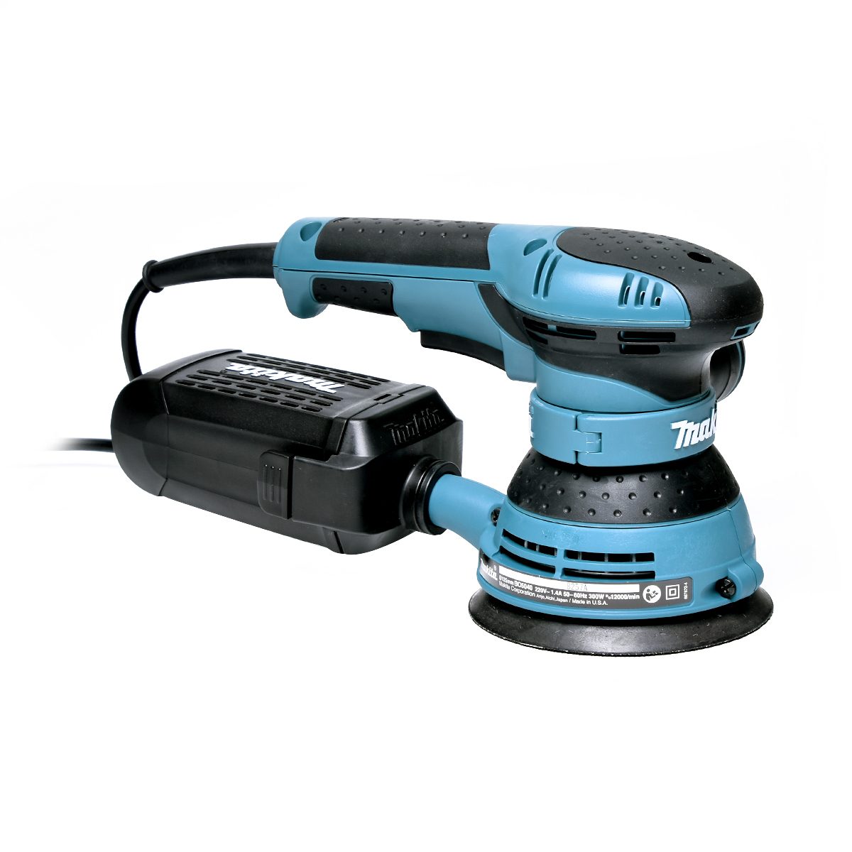 MAKITA เครื่องขัดกระดาษทรายสั่นสุ่ม ขนาด 5 นิ้ว (125 มม.) กำลังไฟ 300 วัตต์ รุ่น BO-5040 ความเร็วการขัด 12,000 ครั้ง/นาที ฉนวนสองชั้น (มากีต