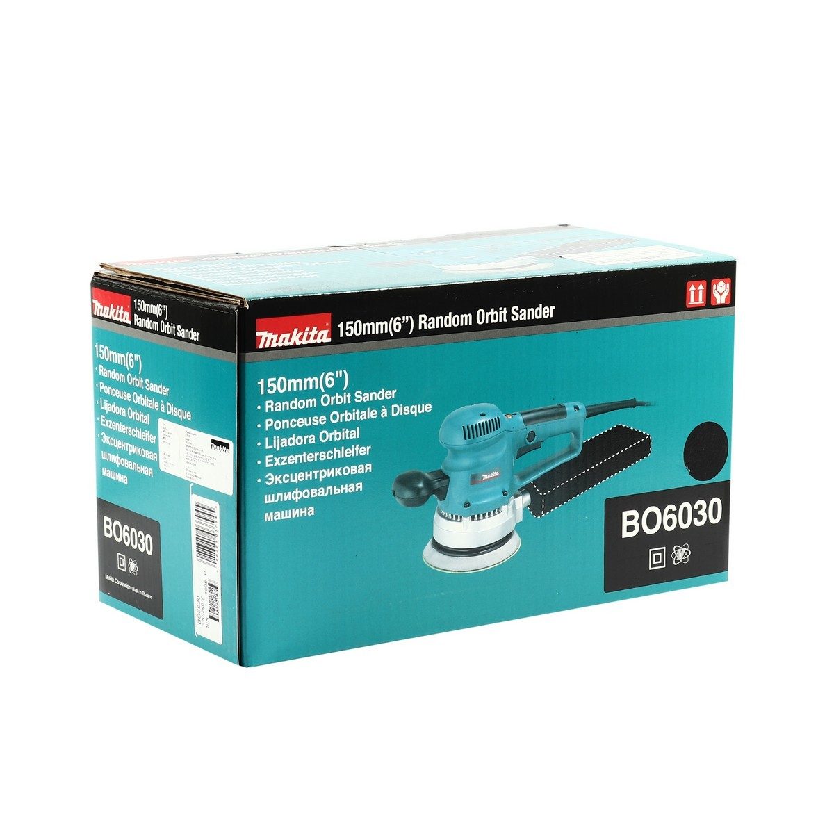 MAKITA  เครื่องขัดกระดาษทรายกลมสั่นสุ่ม ขนาด 6 นิ้ว (150 มม. ) กำลังไฟ 310 วัตต์ รุ่น BO6030 ความเร็วการขัด 4,000 - 10,000 ครั้ง/นาที สามารถ