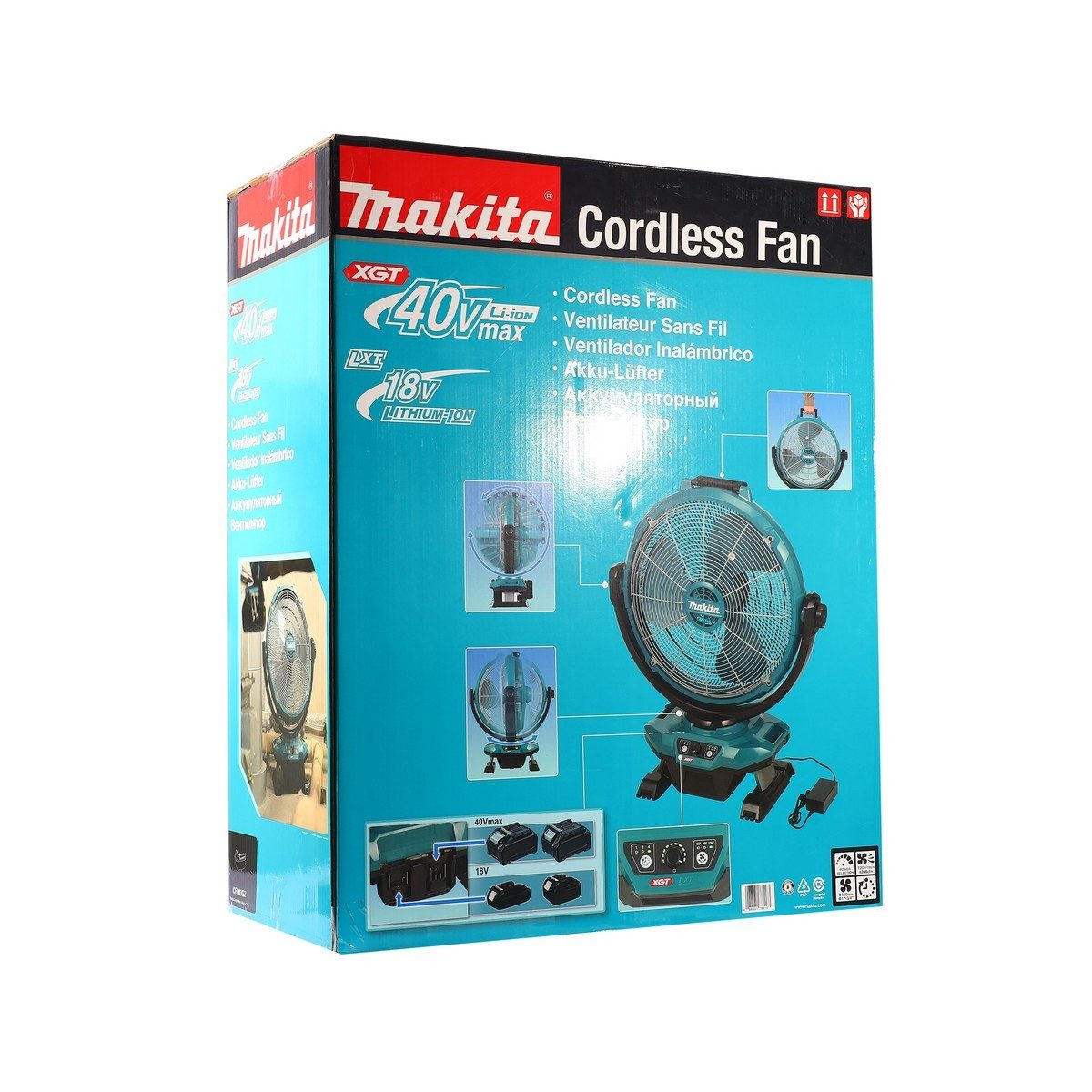 MAKITA พัดลมไร้สาย 18 / 40 โวลต์ ขนาด 18 นิ้ว รุ่น CF003GZ ความเร็วลมสูงสุด 300 เมตร/นาที ไม่รวมแบตเตอรี่และแท่นชาร์จ (มากีต้า)