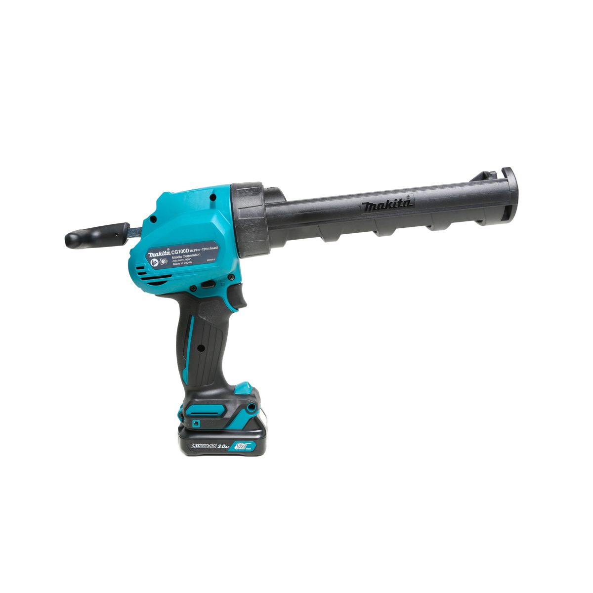 MAKITA ปืนยิงซิลิโคนไร้สาย 12 โวลต์ แรงอัดสูงสุด 5,000 นิวตัน รุ่น CG100DWAEA รวมแบตเตอรี่-แท่นชาร์จ (มากีต้า)