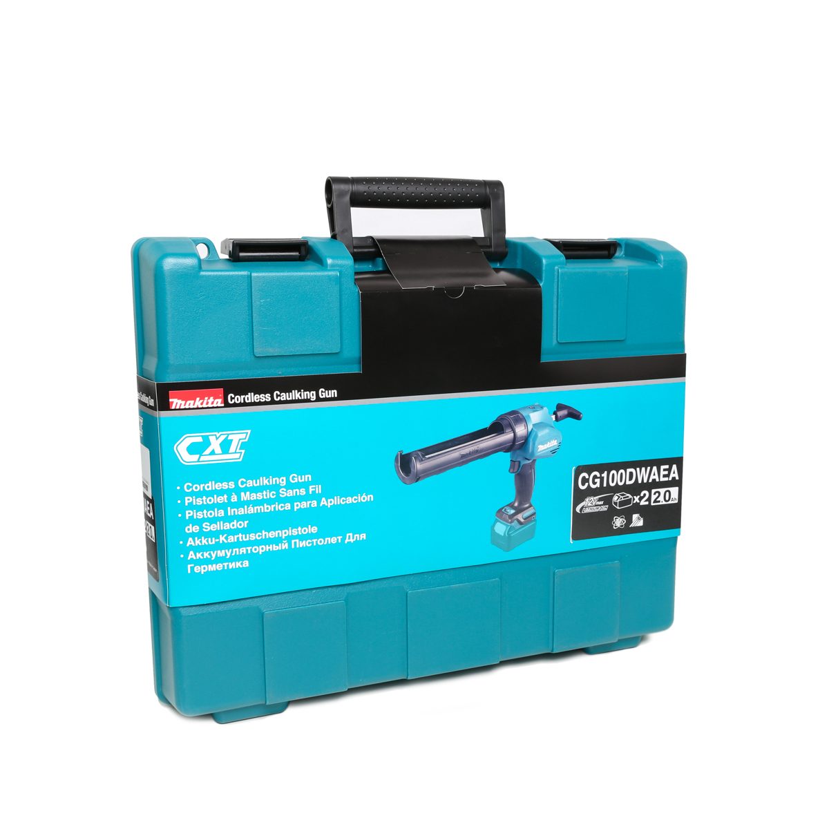 MAKITA ปืนยิงซิลิโคนไร้สาย 12 โวลต์ แรงอัดสูงสุด 5,000 นิวตัน รุ่น CG100DWAEA รวมแบตเตอรี่-แท่นชาร์จ (มากีต้า)