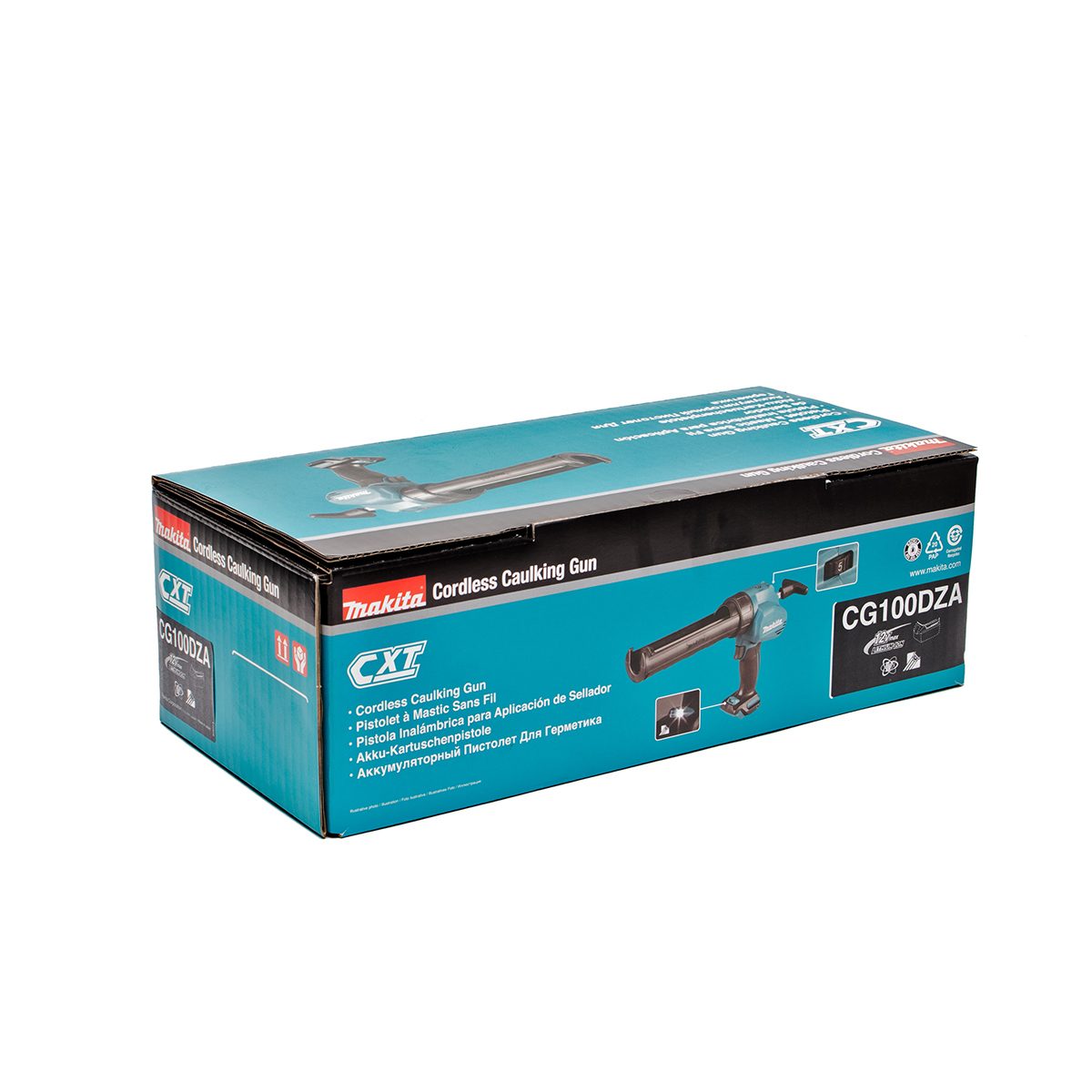 MAKITA ปืนยิงซิลิโคนไร้สาย 12 โวลต์ แรงอัดสูงสุด 5,000 นิวตัน รุ่น CG100DZA ไม่รวมแบตเตอรี่-แท่นชาร์จ (มากีต้า)