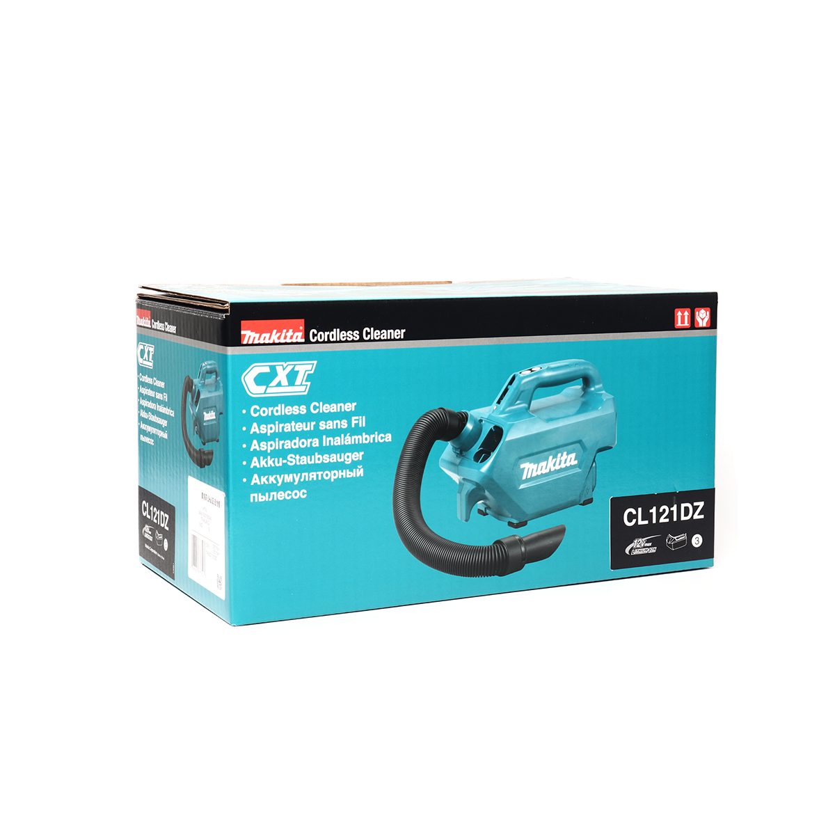 MAKITA เครื่องเป่า-ดูดไร้สาย 12 โวลต์ ถุงผ้าเก็บฝุ่น 500 มล. รุ่น CL121DZ แรงดันลมสูงสุด 4.6 KPA ปรับความเร็วได้ 3 ระดับ ไม่รวมแบตเตอรี่-แท่