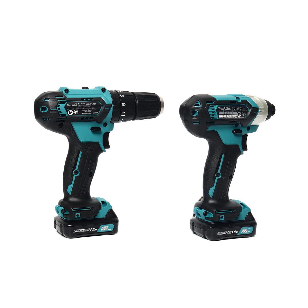 MAKITA ชุด COMBO KIT 12VMAX รุ่น CLX228X1 ประกอบด้วย HP333DZ + TD110DZ พร้อมกล่อง รวมแบตเตอรี่-แท่นชาร์จ (มากีต้า)