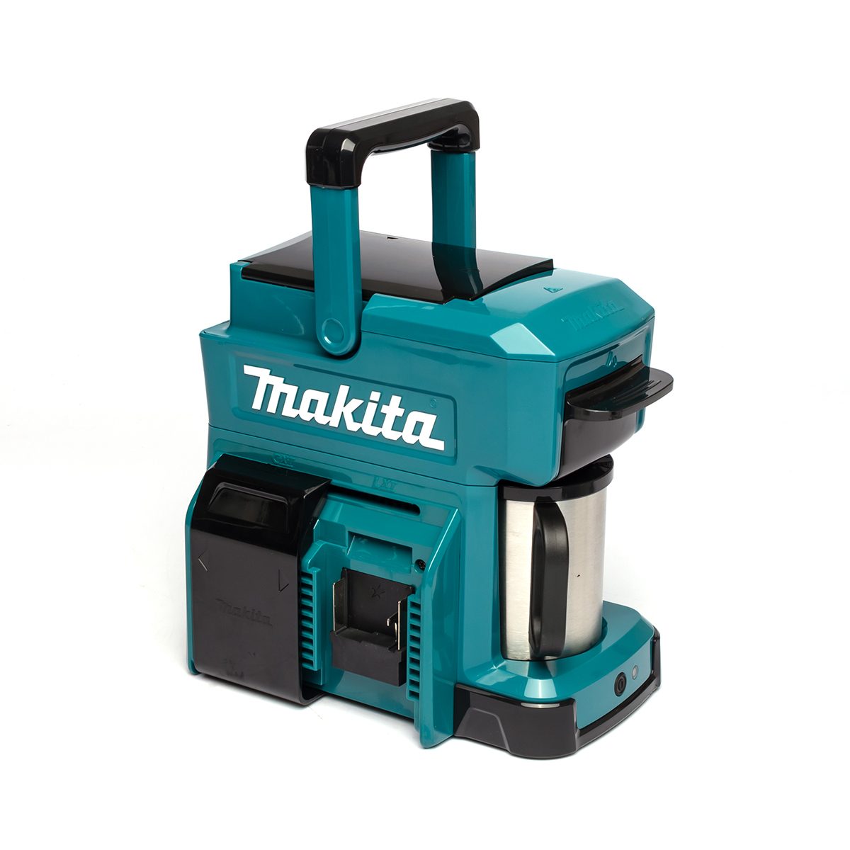 MAKITA เครื่องชงกาแฟไร้สาย 12/18 โวลต์ บรรจุน้ำ 240 มล. รุ่น DCM501Z ใช้ได้กับ Cafe Pod / เมล็ดกาแฟคั่วบด ไม่รวมแบตเตอรี่ - แท่นชาร์จ (มากีต