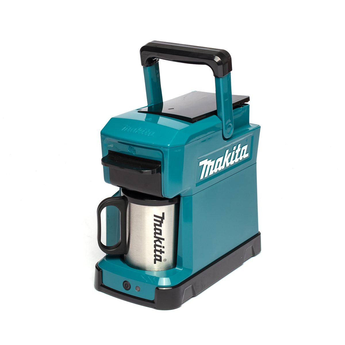 MAKITA เครื่องชงกาแฟไร้สาย 12/18 โวลต์ บรรจุน้ำ 240 มล. รุ่น DCM501Z ใช้ได้กับ Cafe Pod / เมล็ดกาแฟคั่วบด ไม่รวมแบตเตอรี่ - แท่นชาร์จ (มากีต