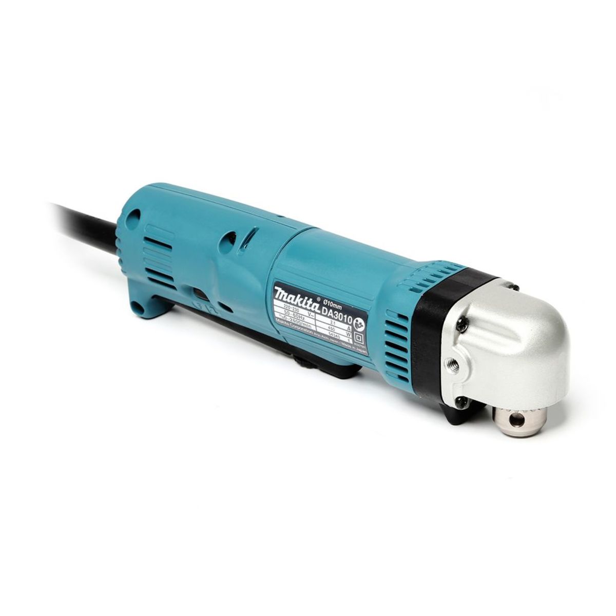 MAKITA สว่านหัวงอไฟฟ้า ขนาด 3/8 นิ้ว กำลังไฟ 450 วัตต์ รุ่น DA-3010 ปรับความเร็วรอบได้ 2,400 รอบ/นาที (มากีต้า)
