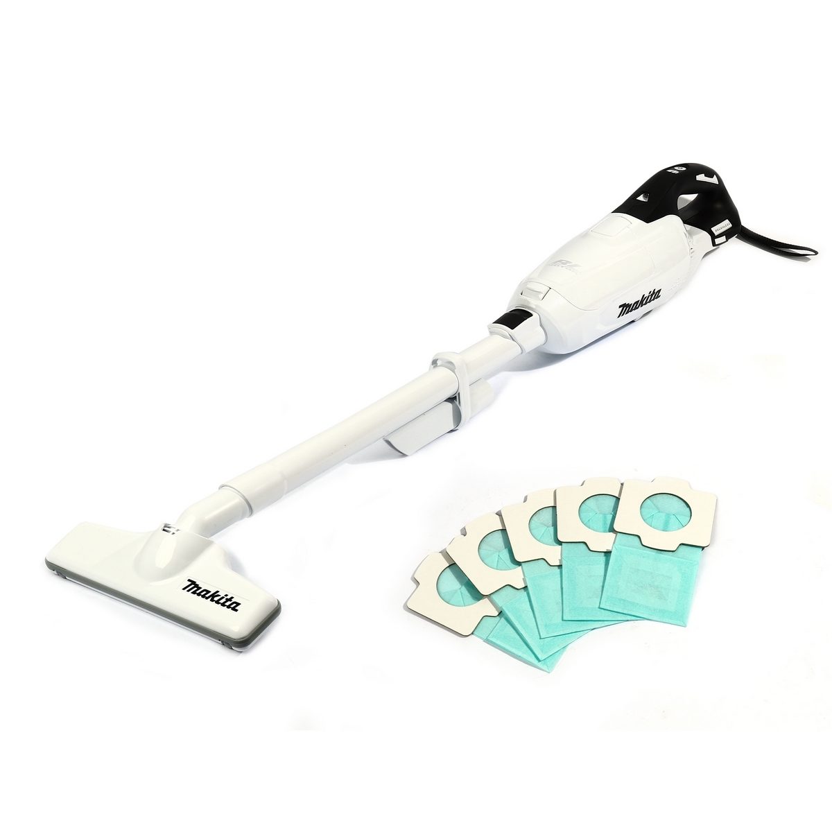 MAKITA เครื่องดูดฝุ่นไร้สาย 18 โวลต์ ถุงผ้าเก็บฝุ่น 500 มล. รุ่น DCL282FZW แรงดันลมสูงสุด 8.2 KPA ปรับความเร็วได้ 3 ระดับ มอเตอร์ไร้แปรงถ่าน