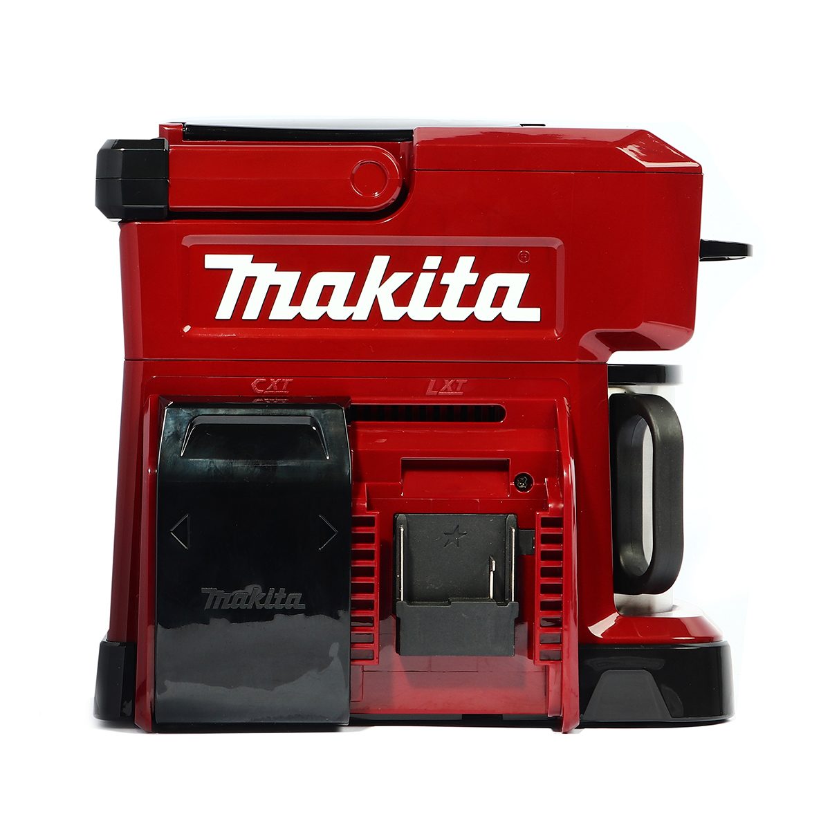 MAKITA เครื่องชงกาแฟไร้สาย 12/18 โวลต์ บรรจุน้ำ 240 มล. รุ่น DCM501ZAR ใช้ได้กับ Cafe Pod / เมล็ดกาแฟคั่วบดสีแดง ไม่รวมแบตเตอรี่-แท่นชาร์จ (