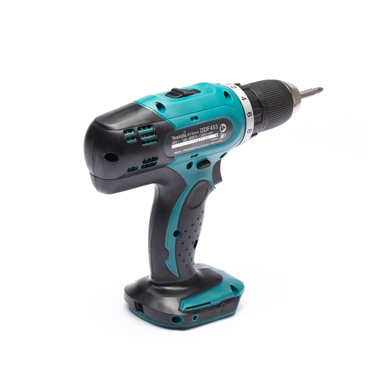 MAKITA สว่านไขควงไร้สาย 18 โวลต์ ขนาด 1/2 นิ้ว รุ่น DDF453Z แรงบิดหมุน 38 นิวตันเมตร ไม่รวมแบตเตอรี่และแท่นชาร์จ (มากีต้า)