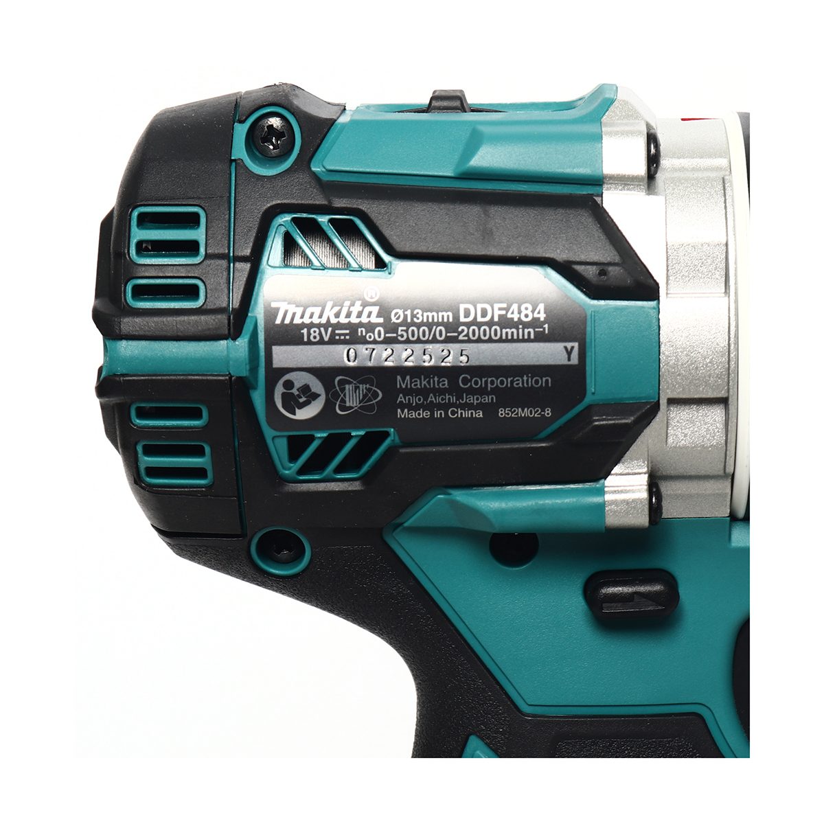 MAKITA สว่านไขควงไร้สาย 18 โวลต์ ขนาด 1/2 นิ้ว รุ่น DDF484Z แรงบิดหมุน 60 นิวตันเมตร ไม่รวมแบตเตอรี่และแท่นชาร์จ (มากีต้า)