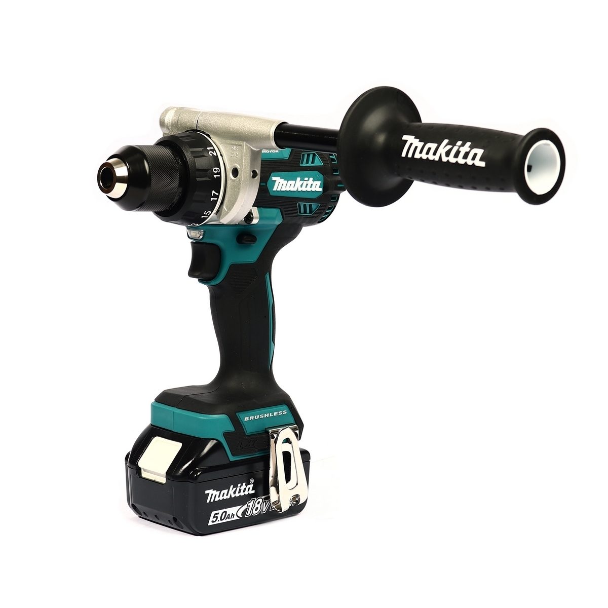 MAKITA สว่านไขควงไร้สาย 18 โวลต์ ขนาด 1/2 นิ้ว รุ่น DDF486RTJ แรงบิดหมุน 125 นิวตันเมตร รวมแบตเตอรี่และแท่นชาร์จ (มากีต้า)
