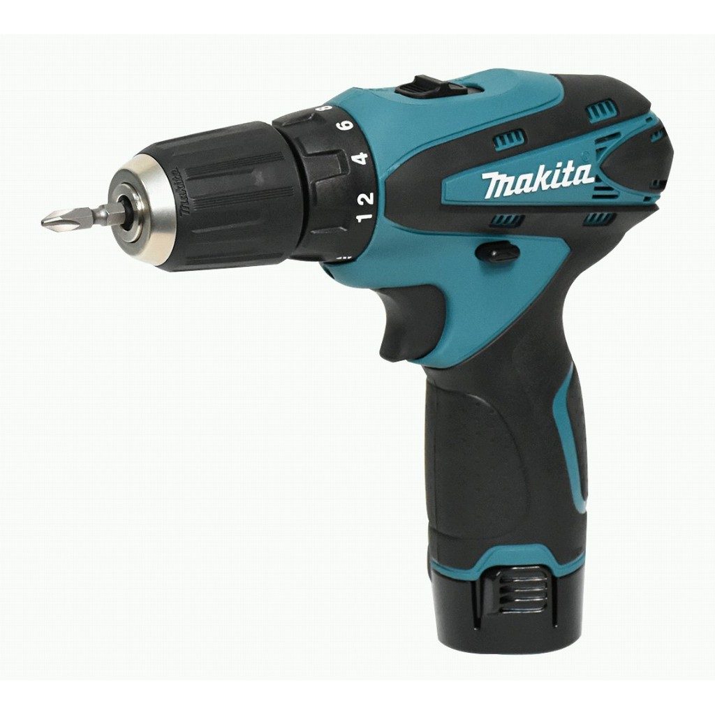 MAKITA สว่านไขควงไร้สาย 10.8 ขนาด โวลต์ 3/8 นิ้ว รุ่น DF330DWE แรงบิดสูงสุด 24 นิวตันเมตร รวมแบตเตอรี่และแท่นชาร์จ (มากีต้า)