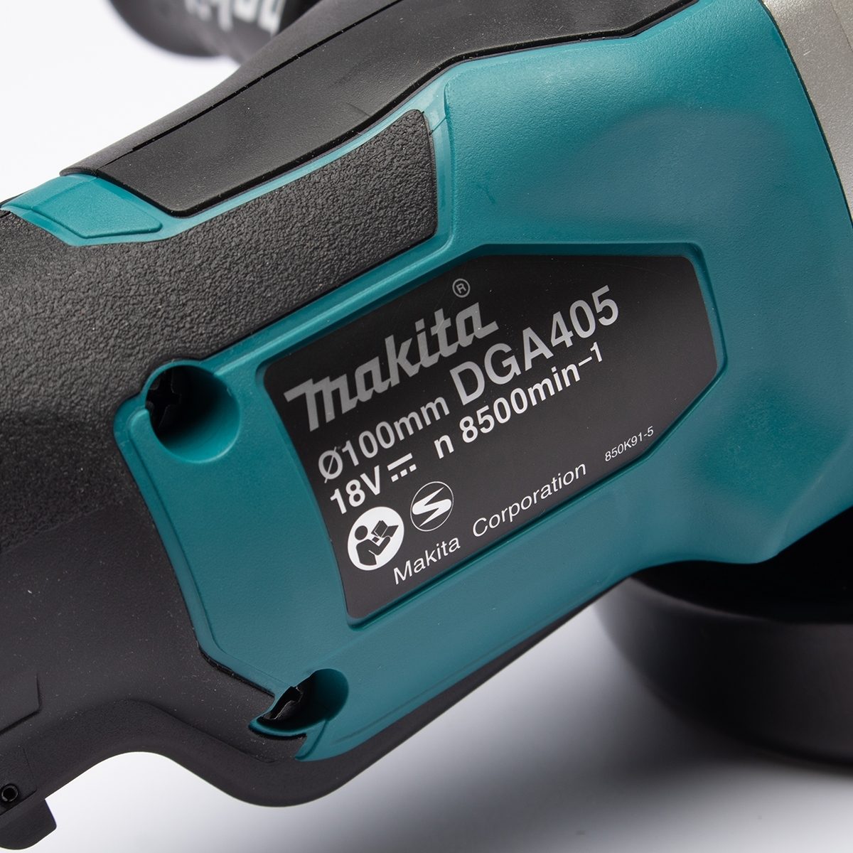 MAKITA เครื่องเจียไร้สาย 18 โวลต์ ขนาด 4 นิ้ว รุ่น DGA405Z ความเร็วรอบตัวเปล่า 8,500 รอบ/นาที ไม่รวมแบตเตอรี่และแท่นชาร์จ (มากีต้า)