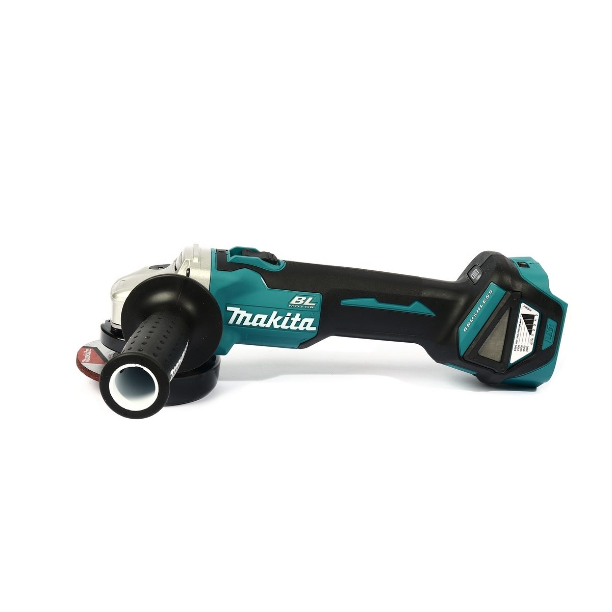 MAKITA เครื่องเจียไร้สาย 18 โวลต์ ขนาด 4 นิ้ว รุ่น DGA411Z ความเร็วรอบตัวเปล่า 3,000 รอบ/นาที ไม่รวมแบตเตอรี่และแท่นชาร์จ (มากีต้า)
