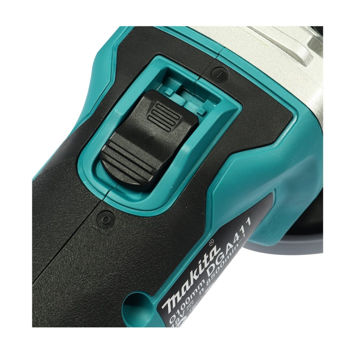 MAKITA เครื่องเจียไร้สาย 18 โวลต์ ขนาด 4 นิ้ว รุ่น DGA411Z ความเร็วรอบตัวเปล่า 3,000 รอบ/นาที ไม่รวมแบตเตอรี่และแท่นชาร์จ (มากีต้า)