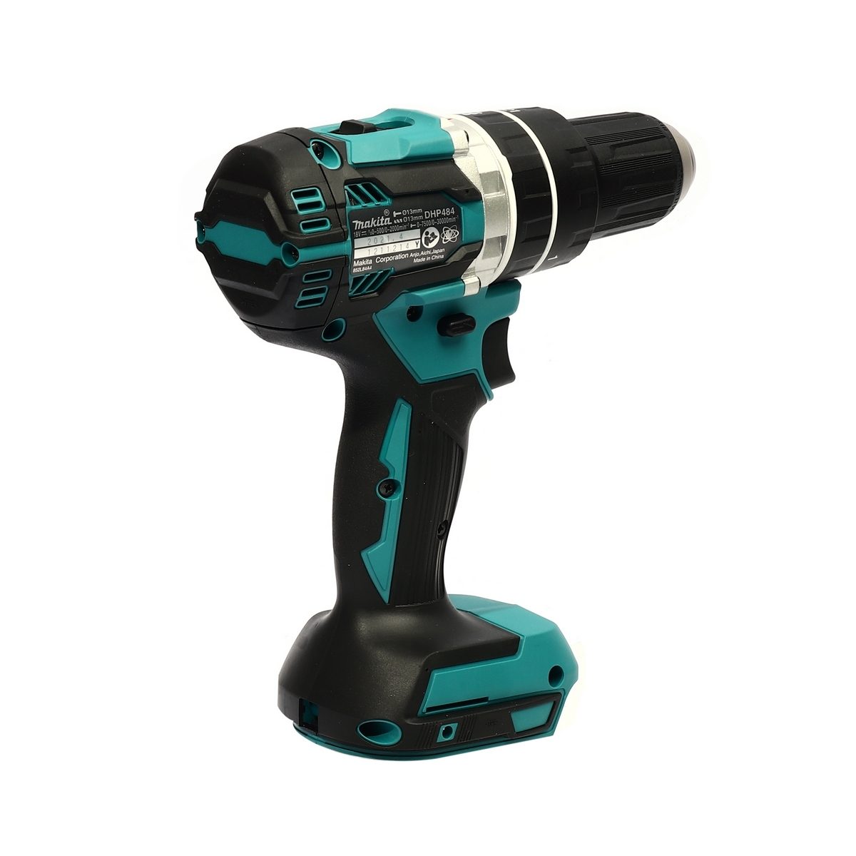 MAKITA สว่านกระแทกไร้สาย 18 โวลต์ ขนาด 13 มม. (1/2 นิ้ว) รุ่น DHP484Z แรงบิดหมุน 60 นิวตันเมตร ไม่รวมแบตเตอรี่-แท่นชาร์จ (มากีต้า)
