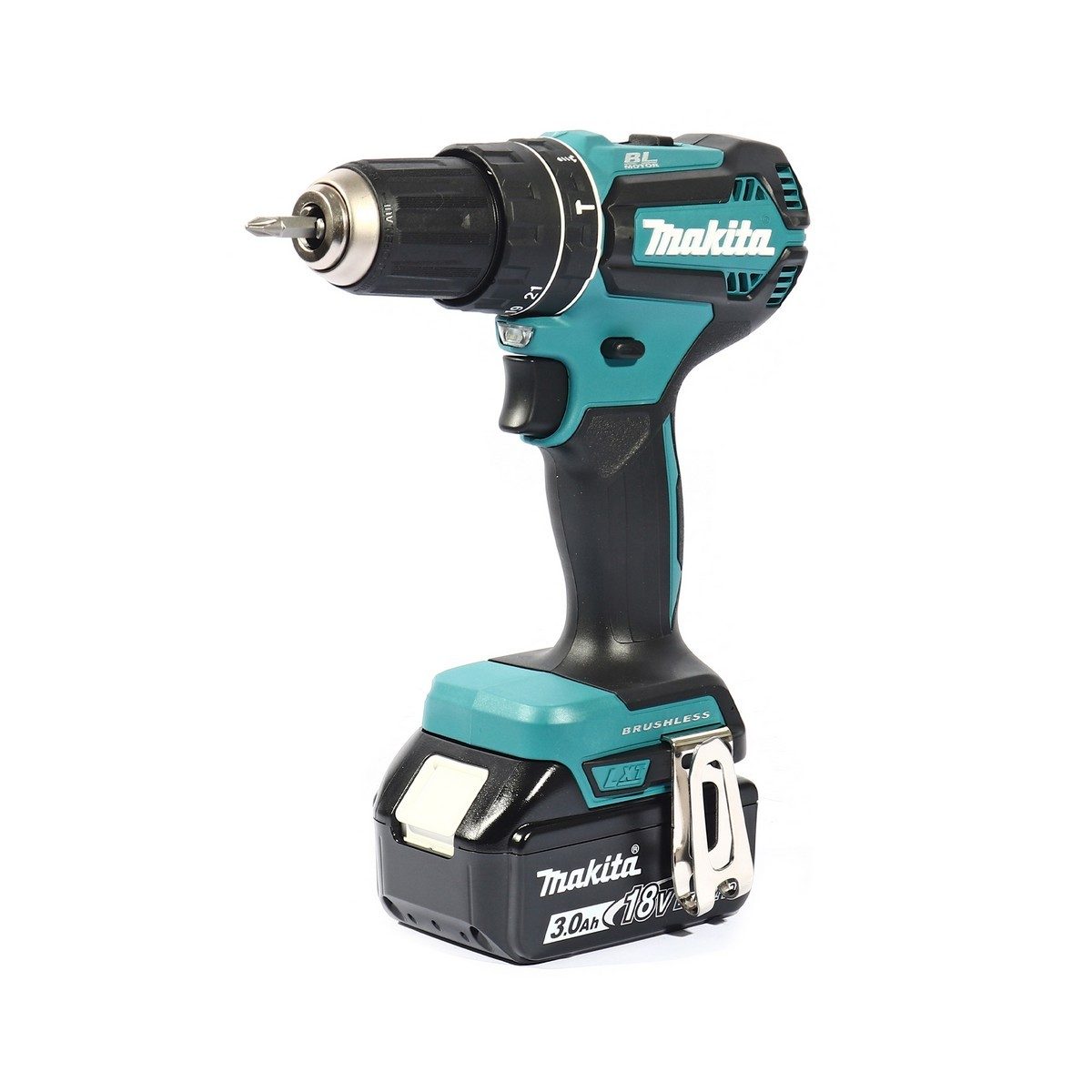 MAKITA สว่านกระแทกไร้สาย 18 โวลต์ ขนาด 13 มม. (1/2 นิ้ว) รุ่น DHP485F003 แรงบิดสูงสุด 50 นิวตันเมตร BL Motor มอเตอร์ไร้แปรงถ่าน รวมแบตเตอรี่