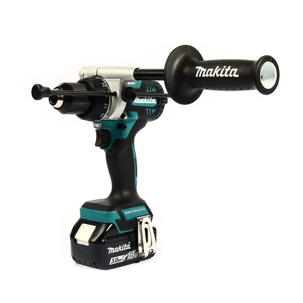 MAKITA สว่านกระแทกไร้สาย 18 โวลต์ ขนาด 13 มม. (1/2 นิ้ว) รุ่น DHP486RFJ แรงบิดหมุน 125 นิวตันเมตร รวมแบตเตอรี่-แท่นชาร์จ (มากีต้า)