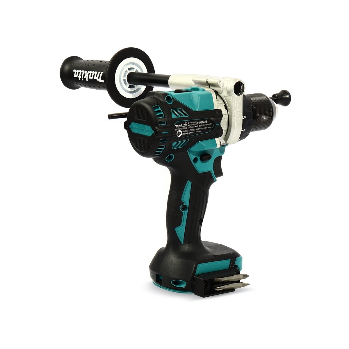 MAKITA สว่านกระแทกไร้สาย 18 โวลต์ ขนาด 13 มม. (1/2 นิ้ว) รุ่น DHP486Z แรงบิดหมุน 125 นิวตันเมตร ไม่รวมแบตเตอรี่-แท่นชาร์จ (มากีต้า)