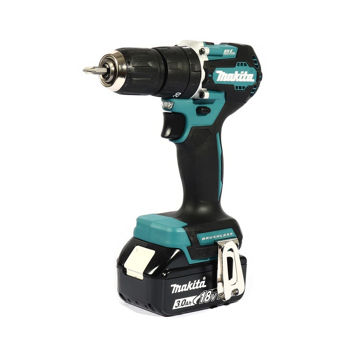 MAKITA สว่านกระแทกไร้สาย 18 โวลต์ ขนาด 13 มม. (1/2 นิ้ว) รุ่น DHP487RFJ แรงบิดหมุน 40 นิวตันเมตร รวมแบตเตอรี่-แท่นชาร์จ (มากีต้า)