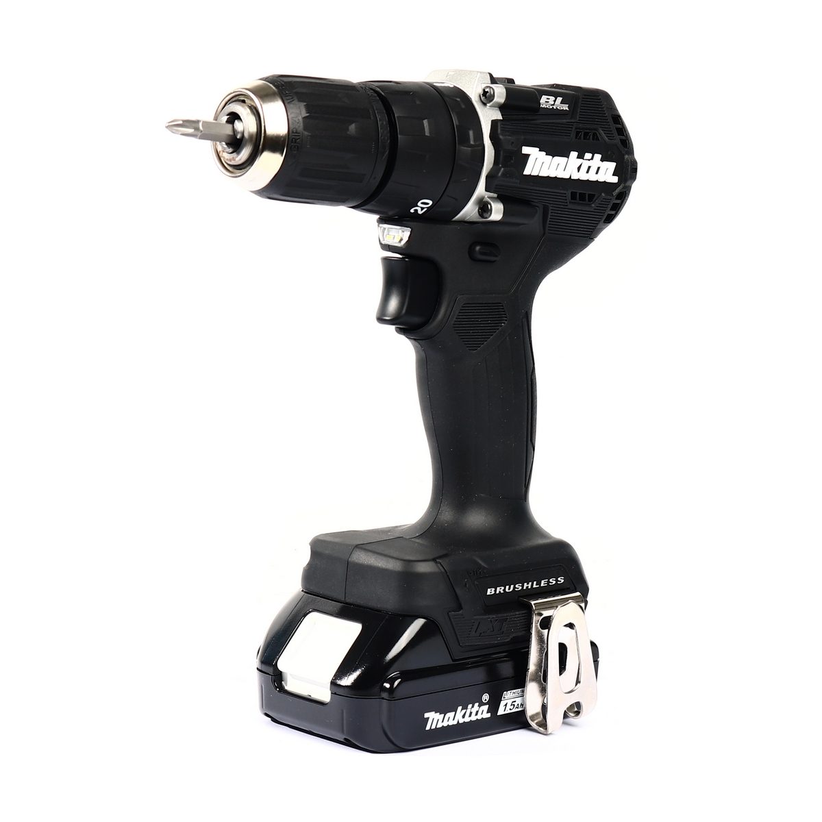 MAKITA สว่านกระแทกไร้สาย 18 โวลต์ ขนาด 13 มม. (1/2 นิ้ว) รุ่น DHP487YX2B แรงบิดหมุน 40 นิวตันเมตร รวมแบตเตอรี่-แท่นชาร์จ (มากีต้า)
