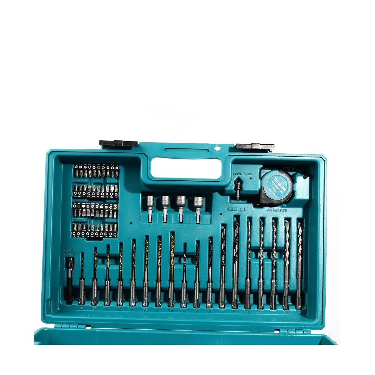 MAKITA สว่านโรตารี่ไร้สาย 18 โวลต์ ขนาด 17 มม. (11/16 นิ้ว) รุ่น DHR171RFX3 ขนาดหัวจับดอกสว่าน 1/2 นิ้ว ใช้กับดอกสว่าน SDS PLUS รวมแบตเตอรี่