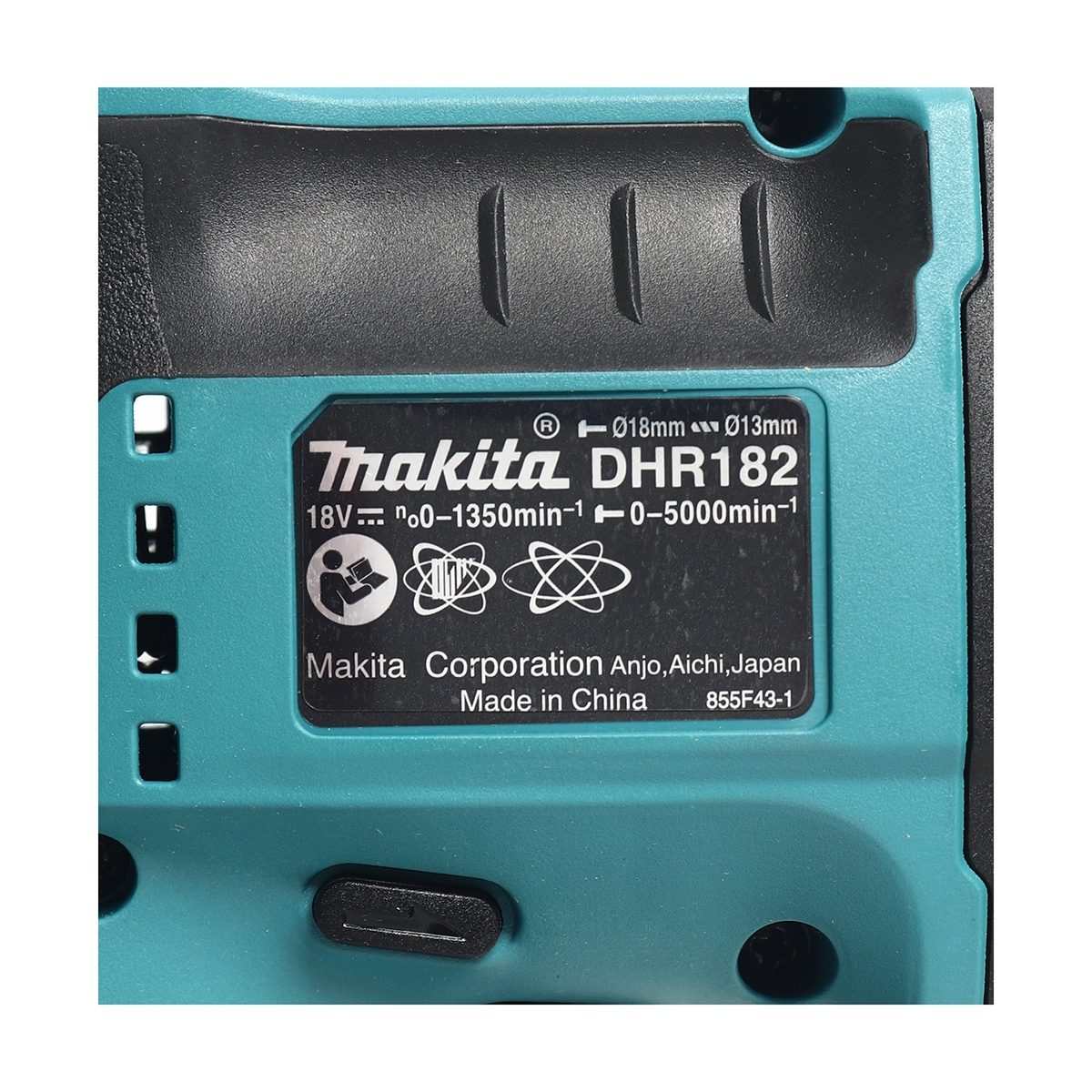 MAKITA สว่านโรตารี่ไร้สาย 18 โวลต์ ขนาด 18 มม. (11/16 นิ้ว) รุ่น DHR-182Z ขนาดหัวจับดอกสว่าน 1/2 นิ้ว ใช้กับดอกสว่าน SDS PLUS ไม่รวมแบตเตอรี