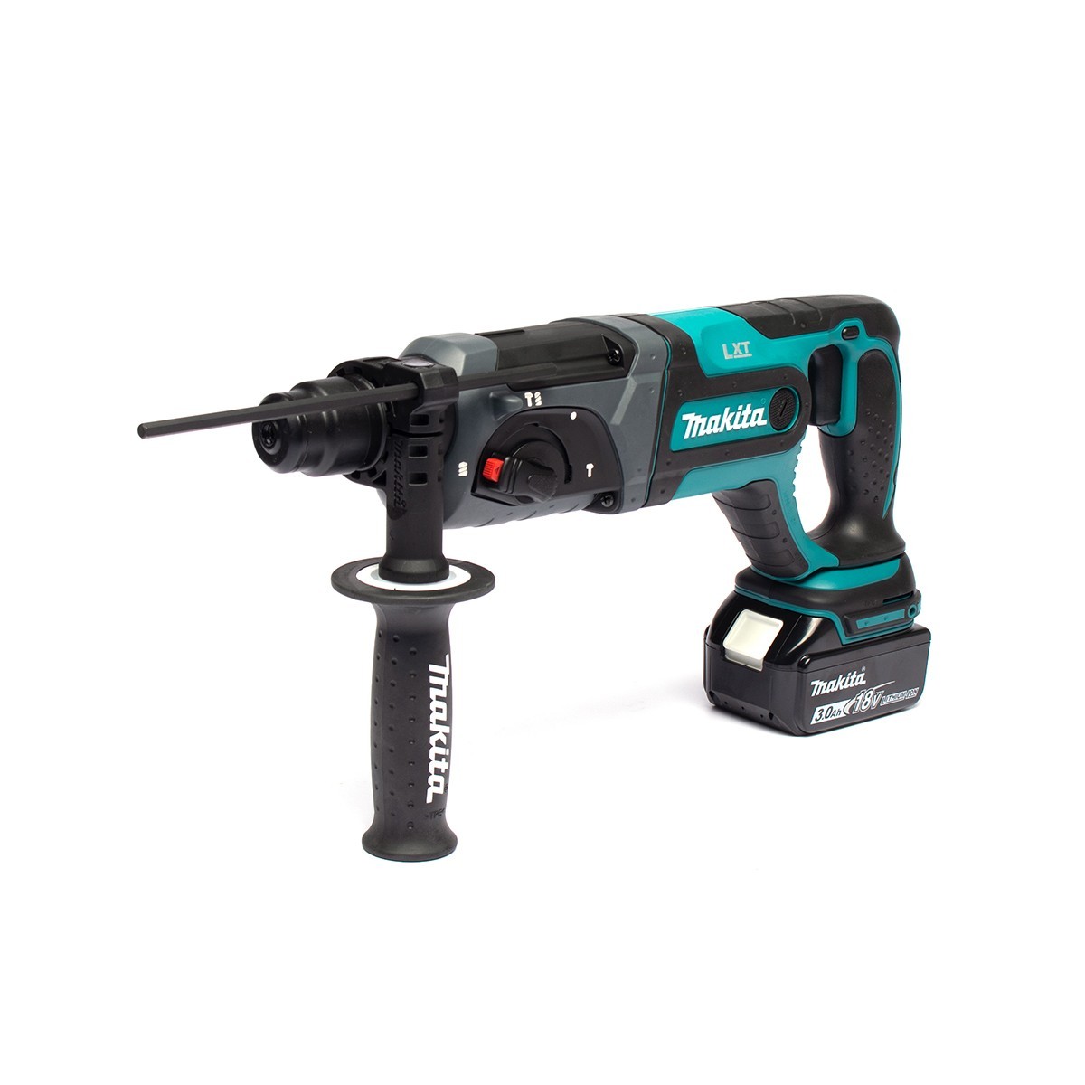 MAKITA สว่านโรตารี่ไร้สาย 18 โวลต์ ขนาด 20 มม. (13/16 นิ้ว) รุ่น DHR241RFE ขนาดหัวจับดอกสว่าน 1/2 นิ้ว ใช้กับดอกสว่าน SDS PLUS รวมแบตเตอรี่-
