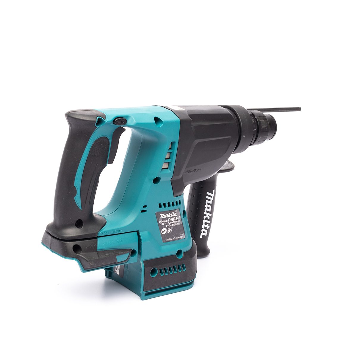MAKITA สว่านโรตารี่ไร้สาย 18 โวลต์ ขนาด 24 มม. (15/16 นิ้ว) รุ่น DHR242Z ขนาดหัวจับดอกสว่าน 1/2 นิ้ว ใช้กับดอกสว่าน SDS PLUS ไม่รวมแบตเตอรี่