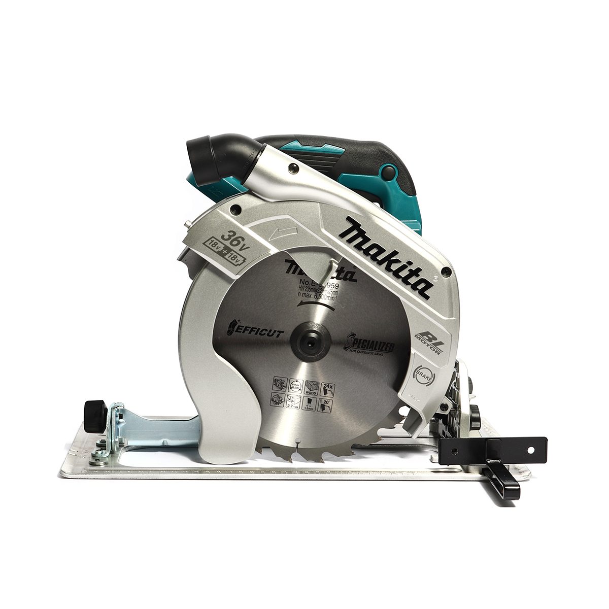 MAKITA เลื่อยวงเดือนไร้สาย 36 โวลต์ ขนาด 9 นิ้ว รุ่น DHS901Z ความเร็วรอบตัวเปล่า 4,500 รอบ/นาที ไม่รวมแบตเตอรี่-แท่นชาร์จ (มากีต้า)
