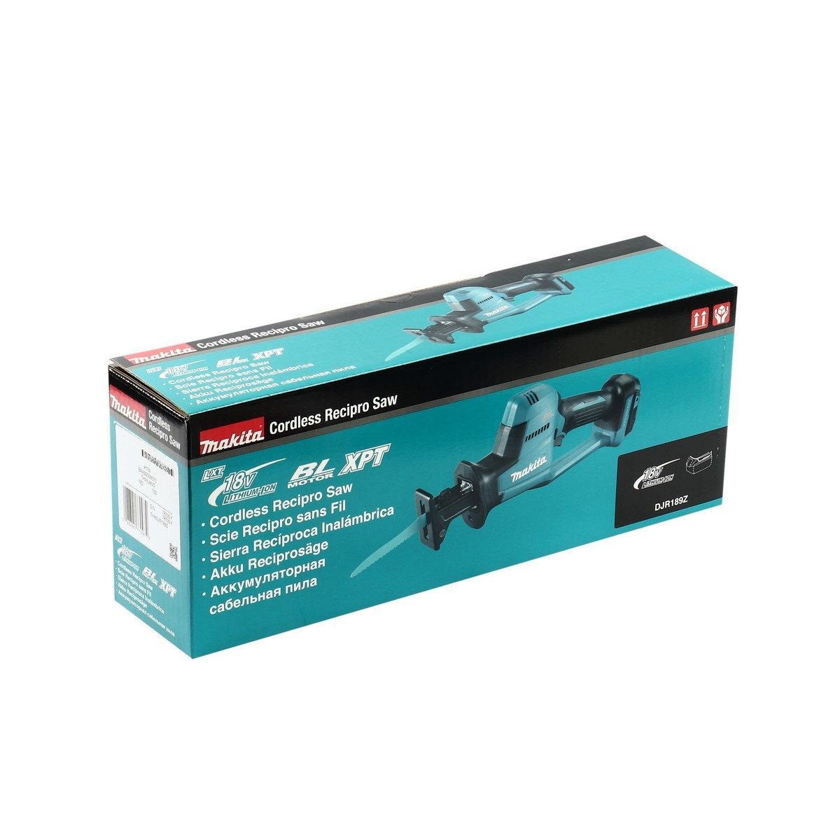 MAKITA เลื่อยชักไร้สาย 18 โวลต์ รุ่น DJR189Z ความยาวช่วงชัก 7/8 นิ้ว ไม่รวมแบตเตอรี่-แท่นชาร์จ (มากีต้า)