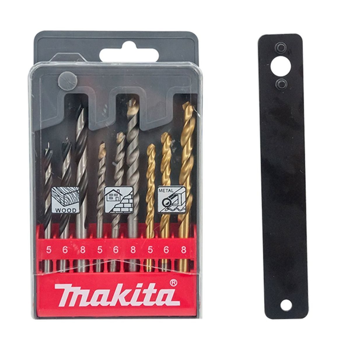 MAKITA ชุดเครื่องมือ HP1630+GA4030 รุ่น DK-1151 กำลังไฟ 720 วัตต์ ความเร็วรอบตัวเปล่า 11,000 รอบ/นาที สวิตช์สไลด์ พร้อมกล่องพลาสติก (มากีต้า