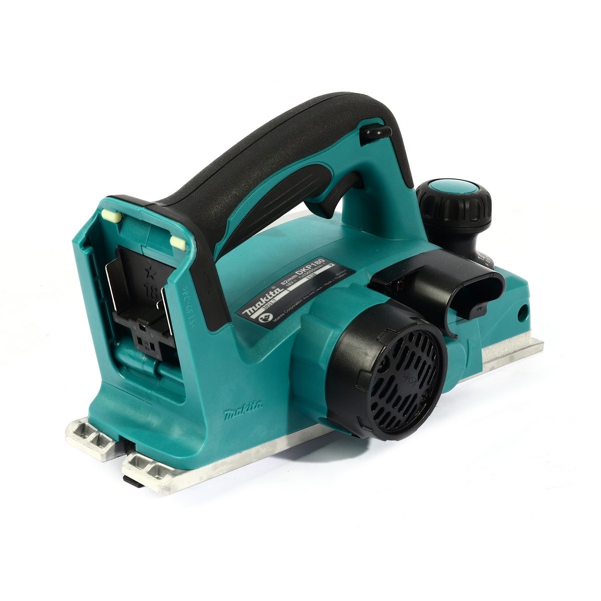 MAKITA กบไสไม้ไร้สาย 18 โวลต์ รุ่น DKP180Z ขนาด 82 มม. (3-1/4") ความลึกของการไส 2 มม. ความเร็วรอบ 15,000 RPM ไม่รวมแบตเตอรี่-แท่นชาร์จ (มากี