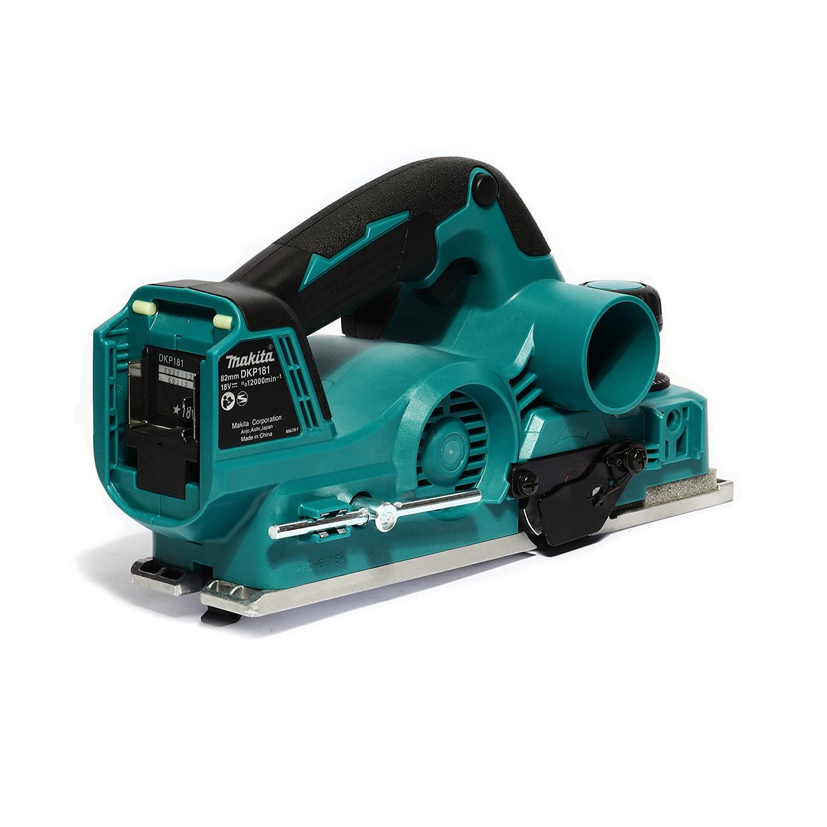 MAKITA (มากีต้า) กบไสไม้ไร้สาย 18 โวลต์ รุ่น DKP181Z ขนาด 82 มม. (3-1/4 นิ้ว) กินเนื้อไม้ลึก 3 มม. (1/8 นิ้ว) มอเตอร์แบบไร้แปรงถ่าน (BL Moto