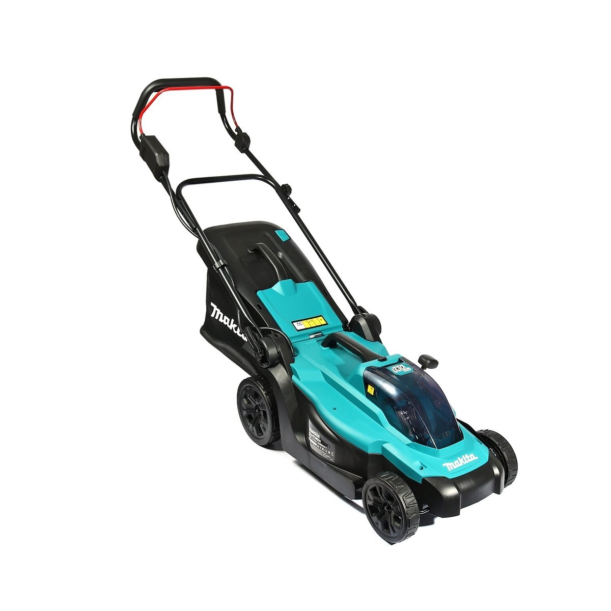 MAKITA รถเข็นตัดหญ้าไร้สาย 18 โวลต์ ความกว้างในการตัด 330 มม. รุ่น DLM330SF กำลังไฟ 450 วัตต์ ถังเก็บหญ้า 30 ลิตร รวมแบตเตอรี่-แท่นชาร์จ (มา