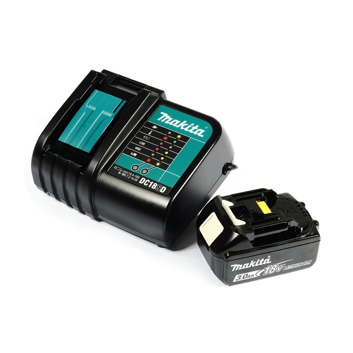 MAKITA รถเข็นตัดหญ้าไร้สาย 18 โวลต์ ความกว้างในการตัด 330 มม. รุ่น DLM330SF กำลังไฟ 450 วัตต์ ถังเก็บหญ้า 30 ลิตร รวมแบตเตอรี่-แท่นชาร์จ (มา