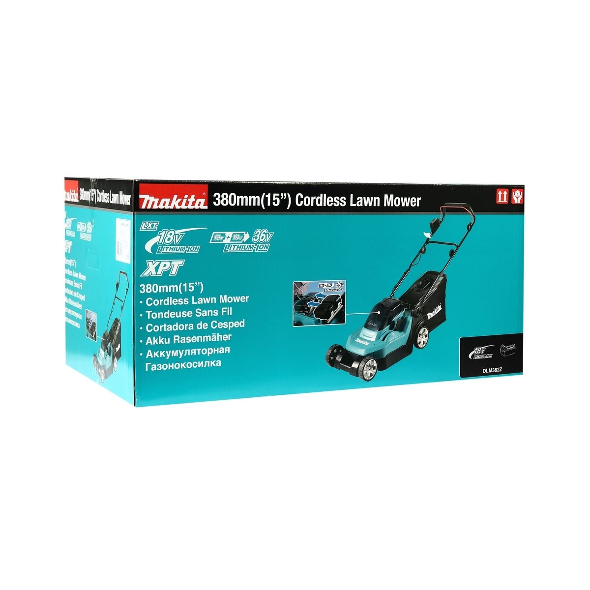 MAKITA รถเข็นตัดหญ้าไร้สาย 36 โวลต์ ความกว้างในการตัด 330 มม. รุ่น DLM330Z กำลังไฟ 900 วัตต์ ถังเก็บหญ้า 40 ลิตร ไม่รวมแบตเตอรี่-แท่นชาร์จ (