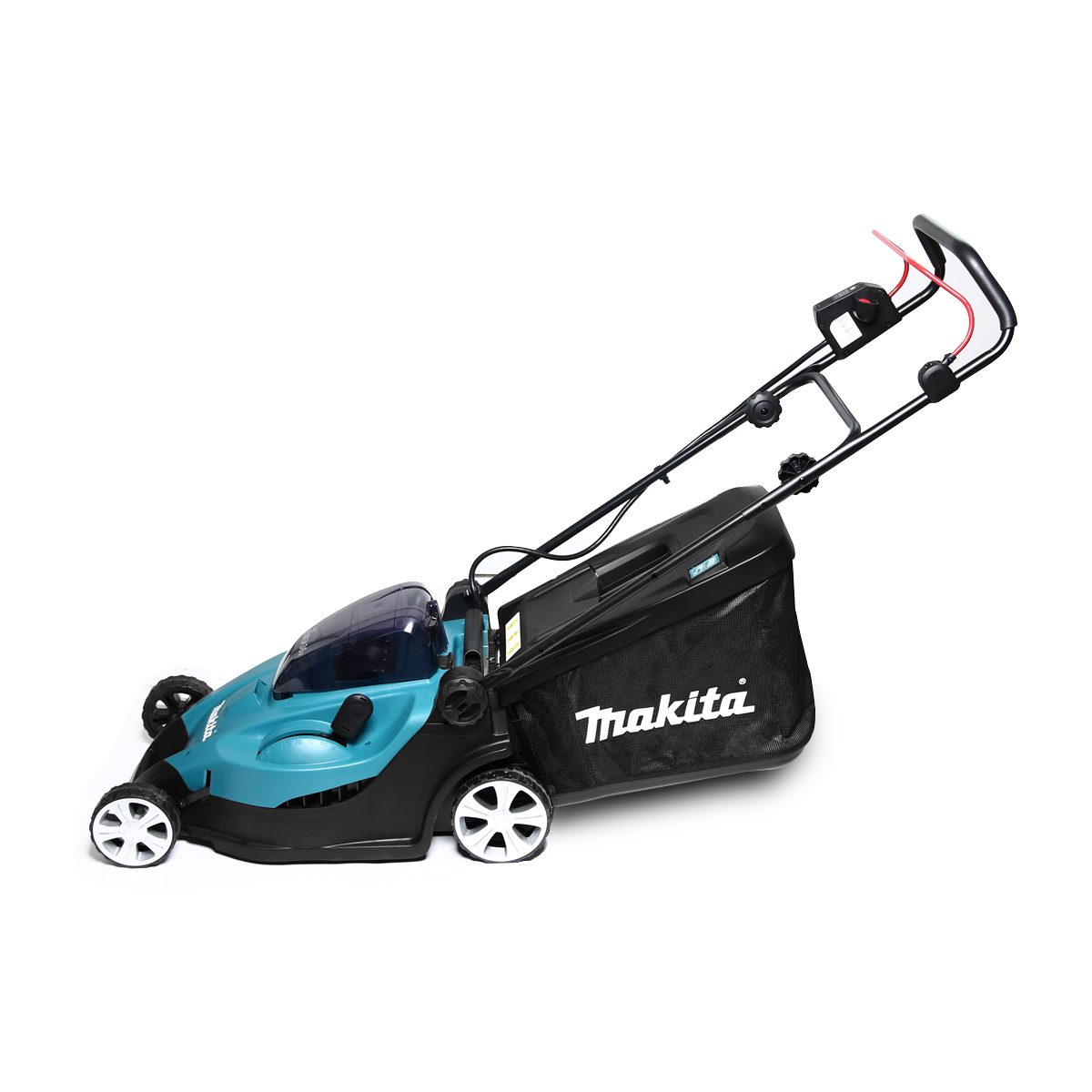 MAKITA รถเข็นตัดหญ้าไร้สาย 36 โวลต์ รุ่น DLM431Z ความกว้างในการตัด 430 มม. ที่เก็บหญ้า 50 ลิตร ความเร็วรอบตัวเปล่า 3,600 รอบ/นาที ไม่รวมแบตเ
