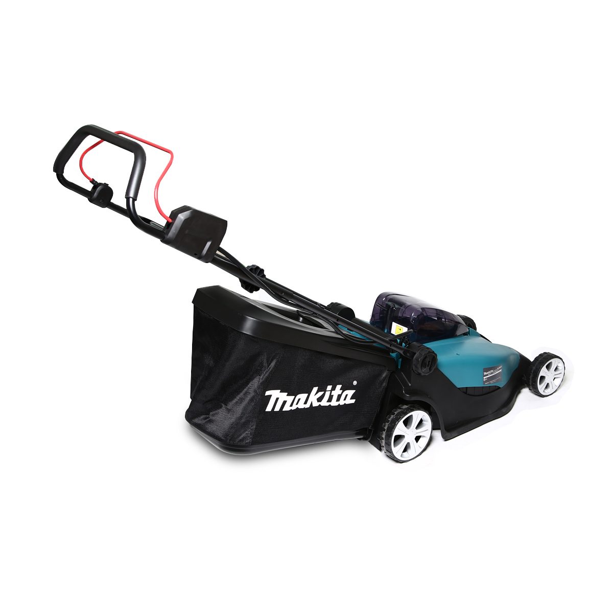 MAKITA รถเข็นตัดหญ้าไร้สาย 36 โวลต์ รุ่น DLM431Z ความกว้างในการตัด 430 มม. ที่เก็บหญ้า 50 ลิตร ความเร็วรอบตัวเปล่า 3,600 รอบ/นาที ไม่รวมแบตเ