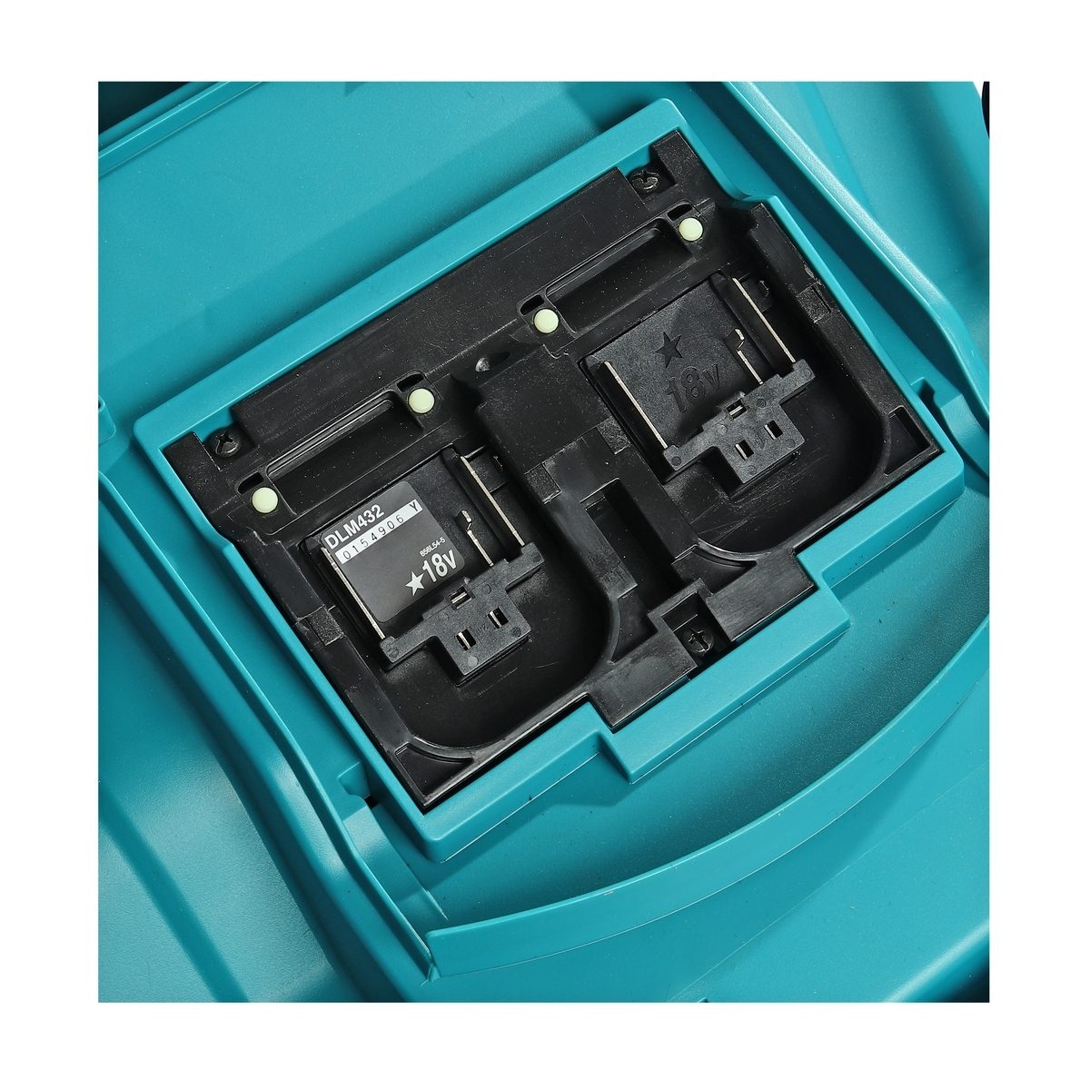 รถเข็นตัดหญ้าไร้สาย มากีต้า (MAKITA) รุ่น DLM432Z ความกว้างใบตัด 430 มม. แบตเตอรี่ 36 โวลต์ ความเร็วรอบตัวเปล่า 3600 รอบ/นาที ถังเก็บหญ้า 50