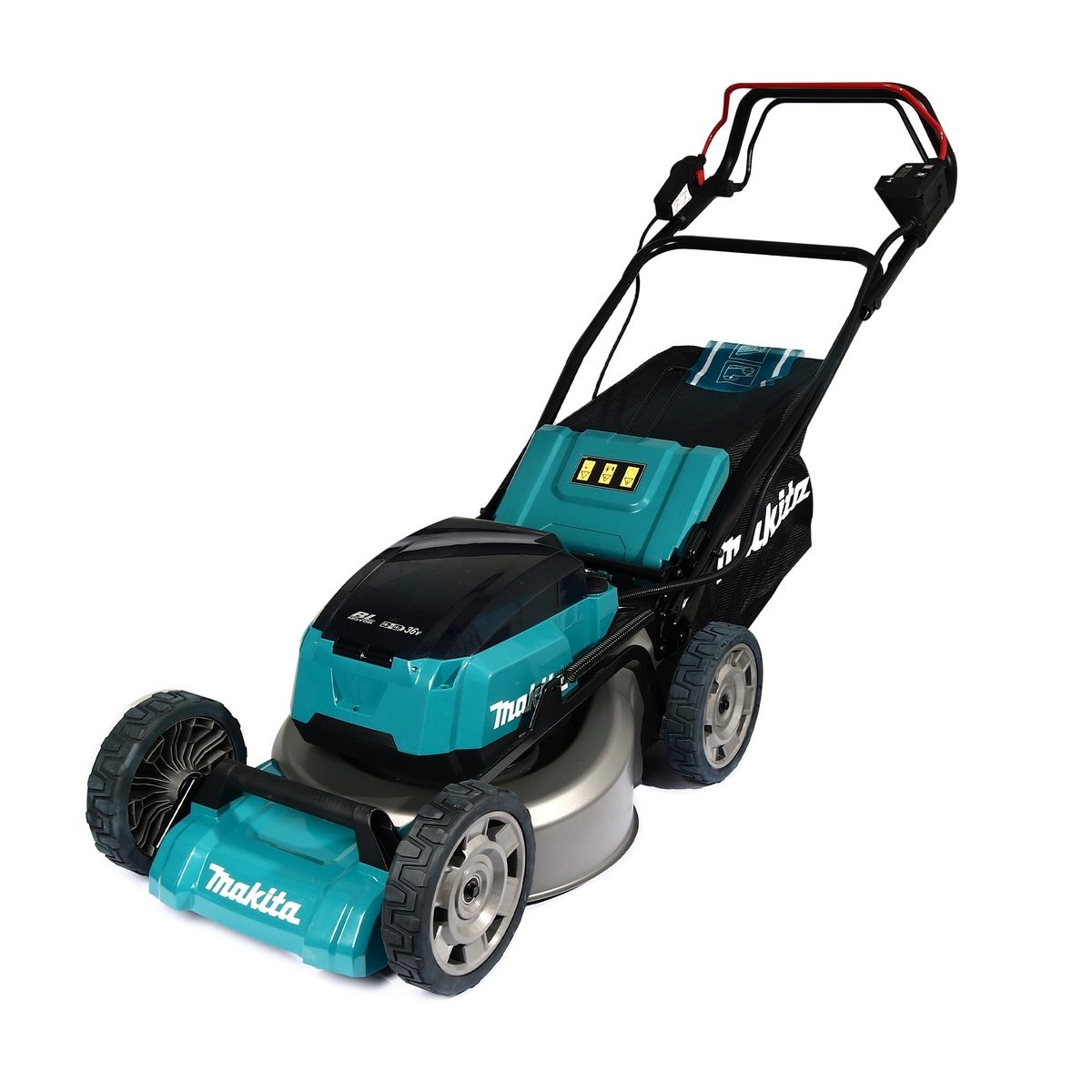 MAKITA รถเข็นตัดหญ้าไร้สาย 36 โวลต์ ความกว้างในการตัด 460 มม. รุ่น DLM462Z กำลังไฟ 1,600 วัตต์ ถังเก็บหญ้า 60 ลิตร ไม่รวมแบตเตอรี่-แท่นชาร์จ