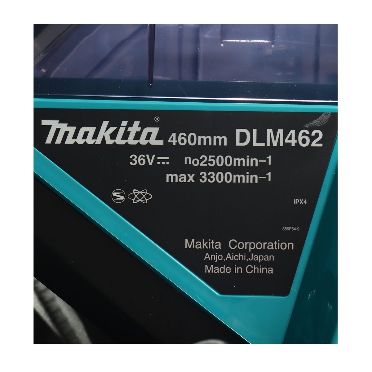 MAKITA รถเข็นตัดหญ้าไร้สาย 36 โวลต์ ความกว้างในการตัด 460 มม. รุ่น DLM462Z กำลังไฟ 1,600 วัตต์ ถังเก็บหญ้า 60 ลิตร ไม่รวมแบตเตอรี่-แท่นชาร์จ