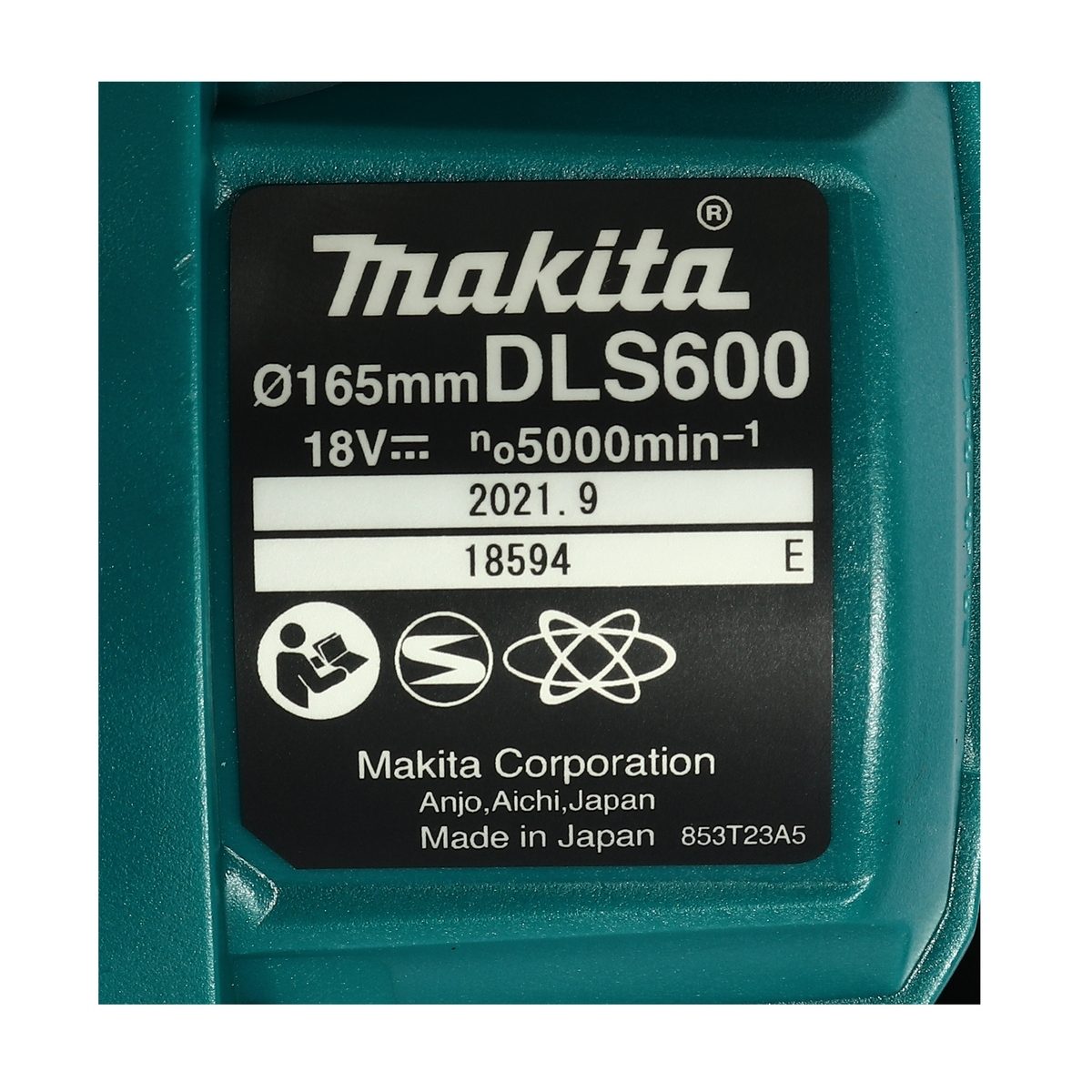 MAKITA แท่นตัดไลด์องศา 18 โวลต์ รุ่น DLS600Z ขนาด 6 นิ้ว ความเร้วรอบตัวเปล่า 5,000 รอบ/นาที พร้อมใบเลื่อยวงเดือน TCT 6"x56T ไม่รวมแบตเตอรี่-
