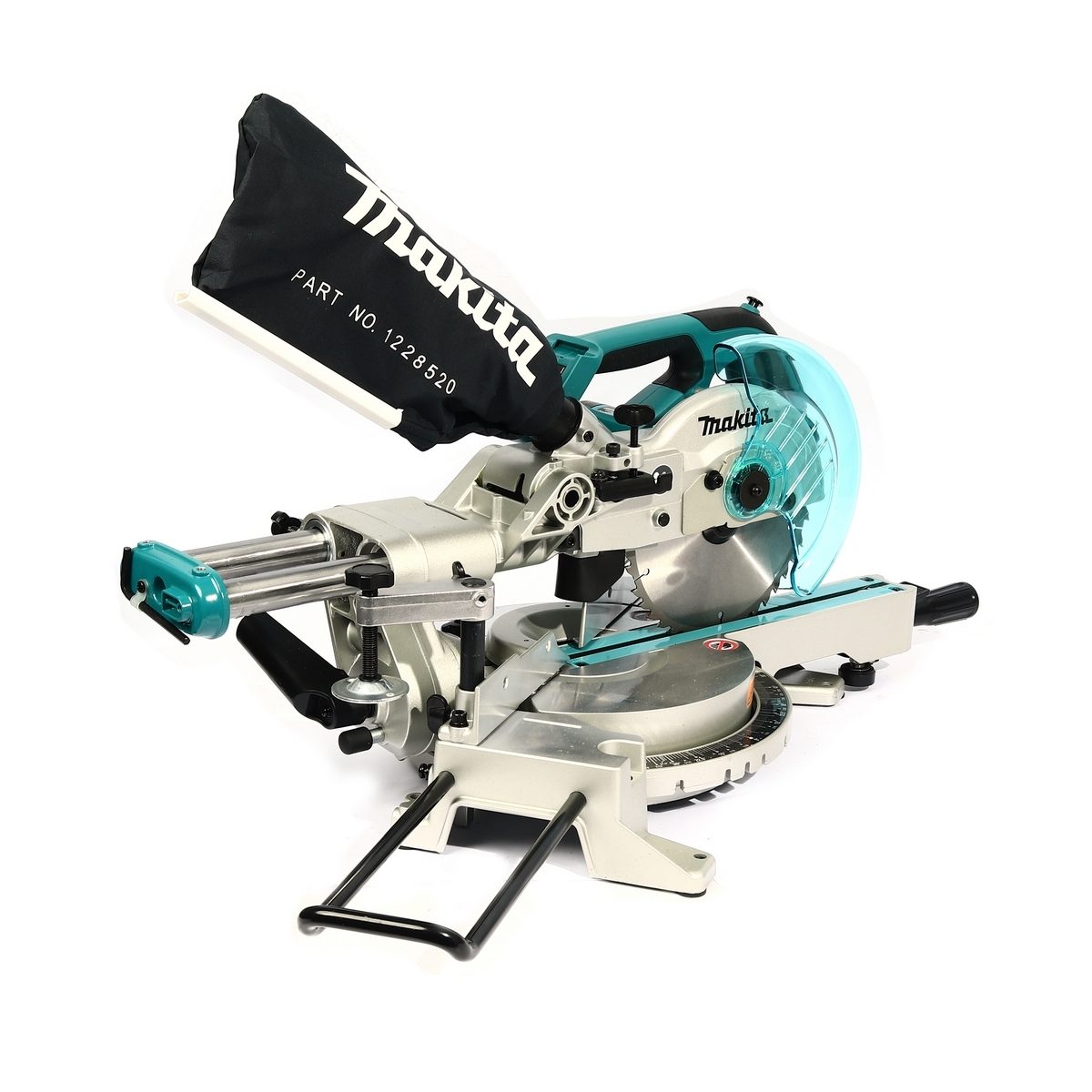 MAKITA แท่นตัดสไลท์องศา 18 โวลต์ ขนาด 7 นิ้ว (190 มม.) รุ่น DLS713Z ความเร็วรอบ 2,200 รอบ/นาที LXT LI-ON ใบเลื่อยวงเดือน TCT 7"x40T พร้อมไม่