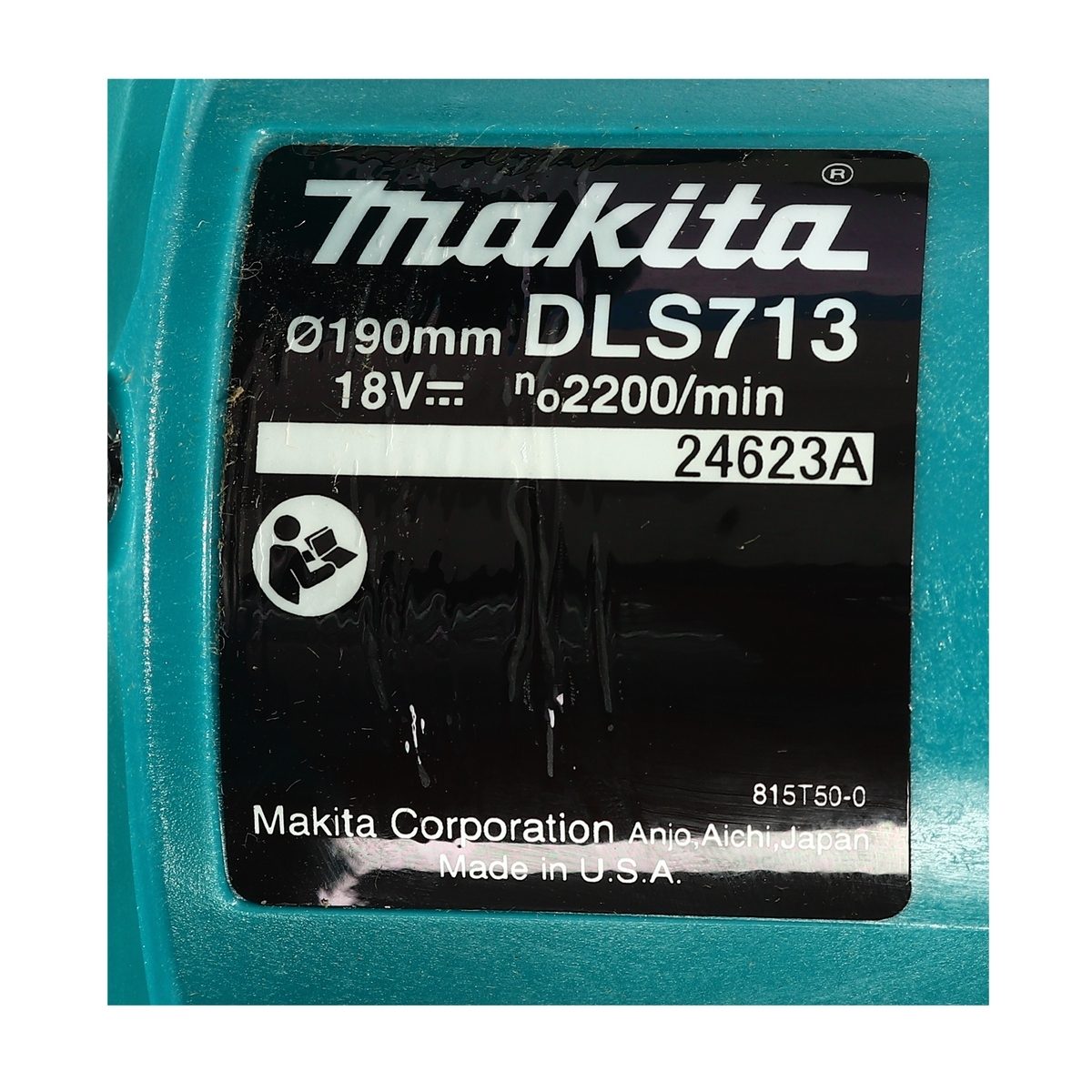 MAKITA แท่นตัดสไลท์องศา 18 โวลต์ ขนาด 7 นิ้ว (190 มม.) รุ่น DLS713Z ความเร็วรอบ 2,200 รอบ/นาที LXT LI-ON ใบเลื่อยวงเดือน TCT 7"x40T พร้อมไม่