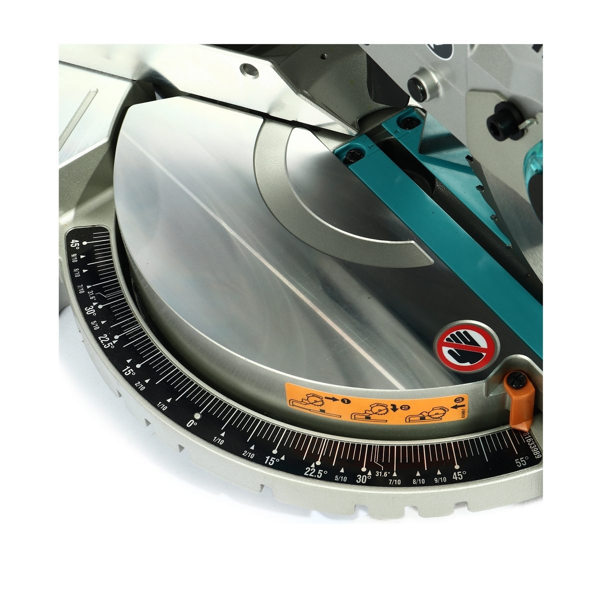 MAKITA แท่นตัดสไลท์องศา 18 โวลต์ ขนาด 7 นิ้ว (190 มม.) รุ่น DLS713Z ความเร็วรอบ 2,200 รอบ/นาที LXT LI-ON ใบเลื่อยวงเดือน TCT 7"x40T พร้อมไม่