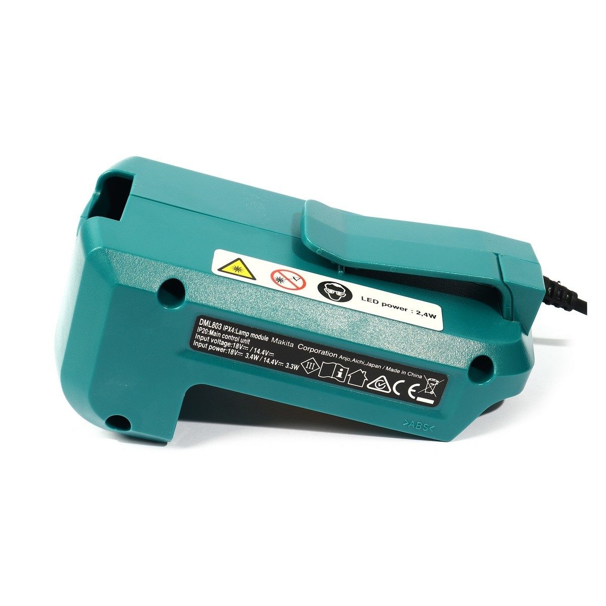 MAKITA ไฟฉายไร้สาย LED 18 โวลต์ รุ่น DML803 ความสว่างสูงสุด 170 ลูเมน ไม่รวมแบตเตอรี่และแท่นชาร์จ (มากีต้า)