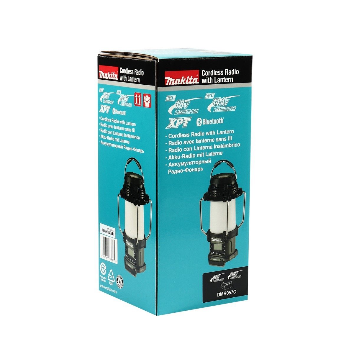 MAKITA ตะเกียงวิทยุไร้สาย 18V รุ่น DMR057O เชื่อมต่อไร้สายด้วย Bluetooth หรือ วิทยุ FM โหมดแสง 3 ฟังก์ชั่น เดย์ไลท์, เนเชอรัลไลท์ และ วอร์มไ